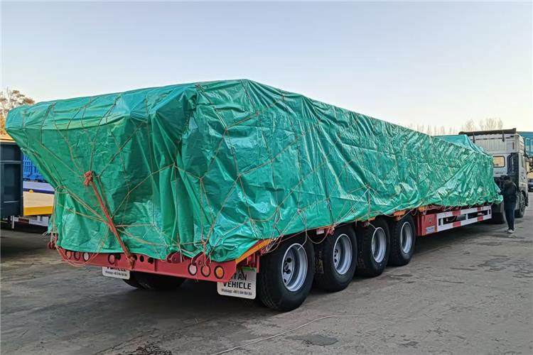 TITAN 4 Axle 100 Ton Low Bed Truck Trailer for Sale In Zambia - 低装载半拖车:图1 TITAN 4 Axle 100 Ton Low Bed Truck Trailer for Sale In Zambia - 低装载半拖车:图1