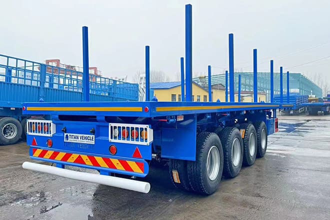 TITAN 4 Axle Wood Log Trailer for Sale in Philippines - 栏板式/ 平板半拖车:图1 TITAN 4 Axle Wood Log Trailer for Sale in Philippines - 栏板式/ 平板半拖车:图1