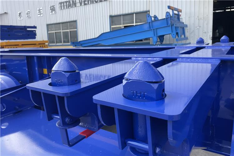 TITAN 40ft Container Chassis Trailer for Sale In Guam - 集装箱运输车/ 可拆卸车身的半拖车:图4 TITAN 40ft Container Chassis Trailer for Sale In Guam - 集装箱运输车/ 可拆卸车身的半拖车:图4