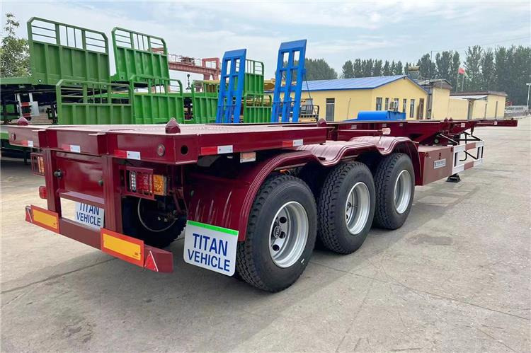 TITAN 40ft Skeleton Trailer Price for Sale In Guyana - 底盘半拖车:图1 TITAN 40ft Skeleton Trailer Price for Sale In Guyana - 底盘半拖车:图1