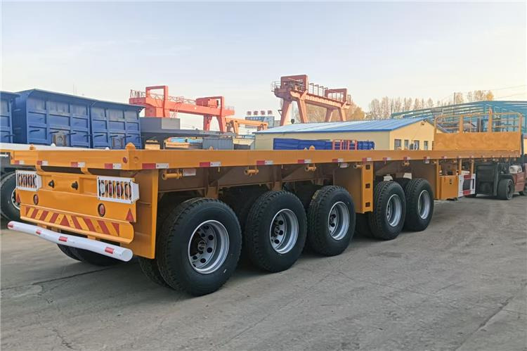 TITAN 5 Axle 13M Flatbed Trailer Price for Sale In Zimbabwe - 栏板式/ 平板半拖车:图3 TITAN 5 Axle 13M Flatbed Trailer Price for Sale In Zimbabwe - 栏板式/ 平板半拖车:图3