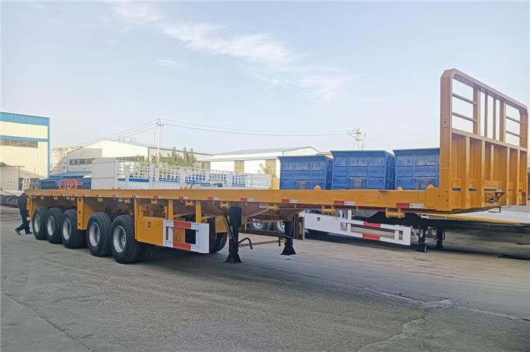 TITAN 5 Axle 13M Flatbed Trailer Price for Sale In Zimbabwe - 栏板式/ 平板半拖车:图1 TITAN 5 Axle 13M Flatbed Trailer Price for Sale In Zimbabwe - 栏板式/ 平板半拖车:图1