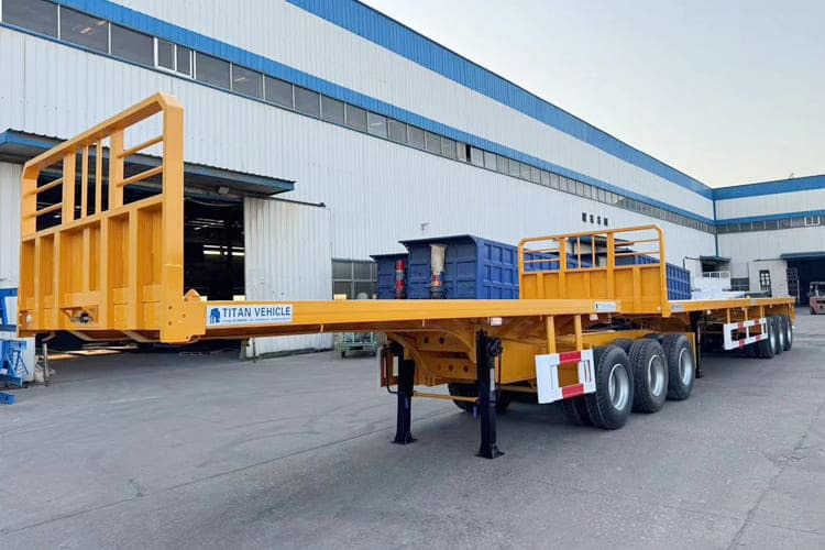 TITAN Flatbed Superlink Trailer for Sale in Zambia - 栏板式/ 平板半拖车:图1 TITAN Flatbed Superlink Trailer for Sale in Zambia - 栏板式/ 平板半拖车:图1