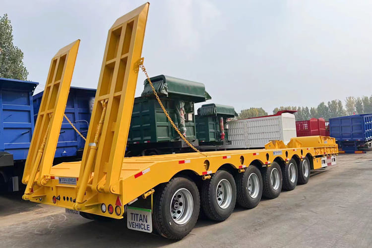 TITAN Hydraulic Low Bed Trailer for Sale in Kenya - 低装载半拖车:图2 TITAN Hydraulic Low Bed Trailer for Sale in Kenya - 低装载半拖车:图2
