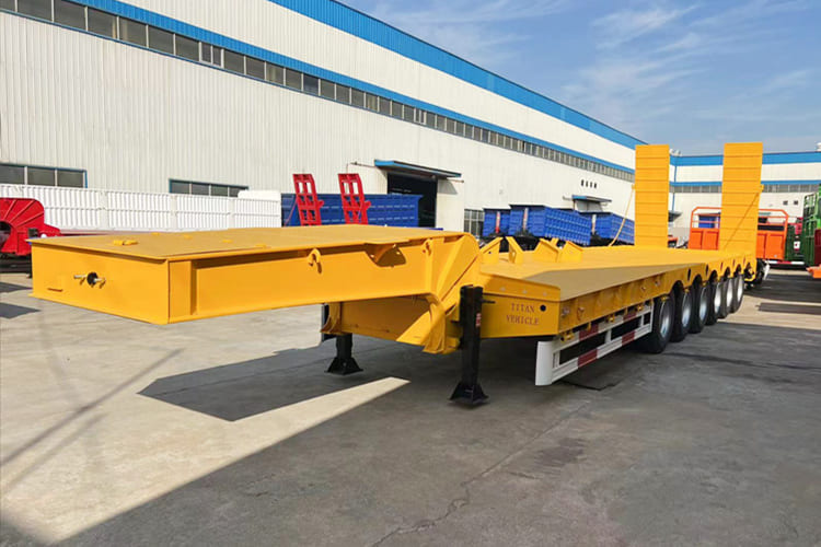 TITAN Hydraulic Low Bed Trailer for Sale in Kenya - 低装载半拖车:图1 TITAN Hydraulic Low Bed Trailer for Sale in Kenya - 低装载半拖车:图1