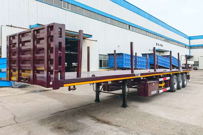 TITAN New 3 Axle Flatbed Trailers for Sale in Malawi - 栏板式/ 平板半拖车:图1 TITAN New 3 Axle Flatbed Trailers for Sale in Malawi - 栏板式/ 平板半拖车:图1