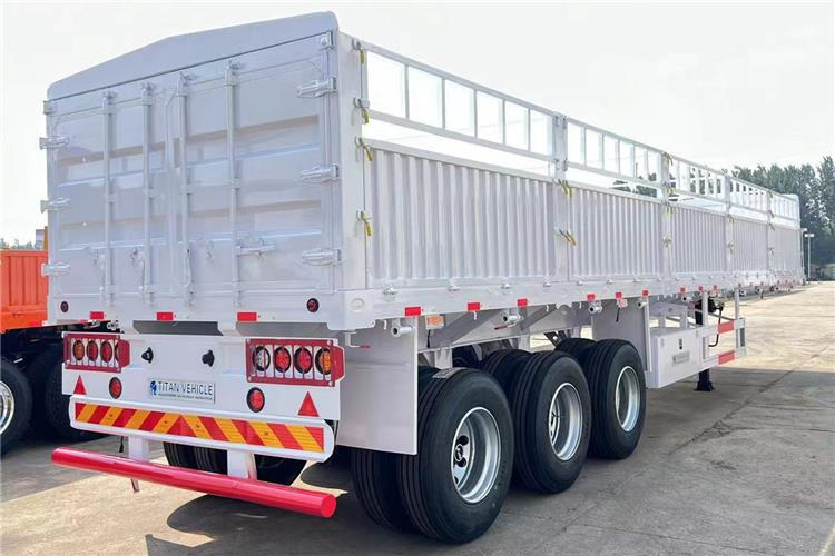 TITAN Tri Axle 60 Ton Fence Cargo Semi Trailer for Sale In Guinea - 牲畜运输半拖车:图3 TITAN Tri Axle 60 Ton Fence Cargo Semi Trailer for Sale In Guinea - 牲畜运输半拖车:图3