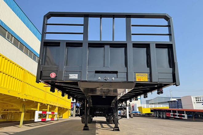 TITAN Tri Axle Flatbed Trailer for Sale in Jamaica - 栏板式/ 平板半拖车:图3 TITAN Tri Axle Flatbed Trailer for Sale in Jamaica - 栏板式/ 平板半拖车:图3