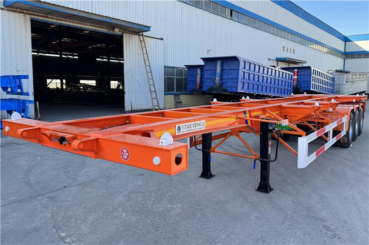 TITAN Tri Axle Skeletal Trailer for Sale In Uganda - 底盘半拖车:图2 TITAN Tri Axle Skeletal Trailer for Sale In Uganda - 底盘半拖车:图2
