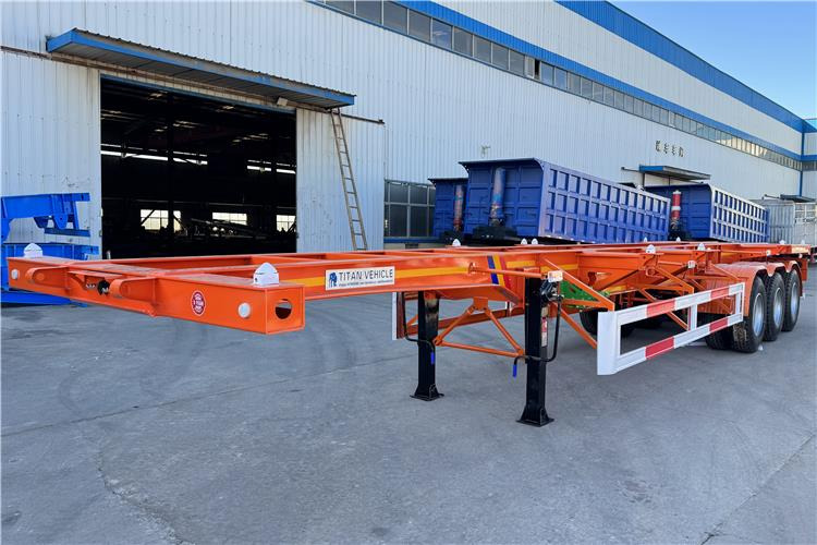 TITAN Tri Axle Skeletal Trailer for Sale In Uganda - 底盘半拖车:图3 TITAN Tri Axle Skeletal Trailer for Sale In Uganda - 底盘半拖车:图3