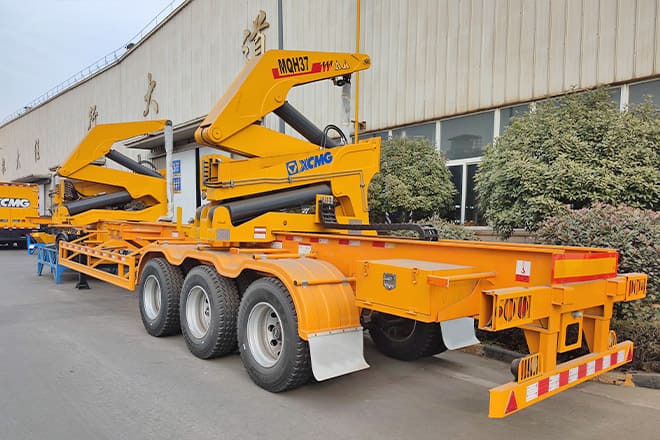 XCMG 37 Ton Side Lifter Container for Sale in Vietnam - 集装箱运输车/ 可拆卸车身的半拖车:图2 XCMG 37 Ton Side Lifter Container for Sale in Vietnam - 集装箱运输车/ 可拆卸车身的半拖车:图2