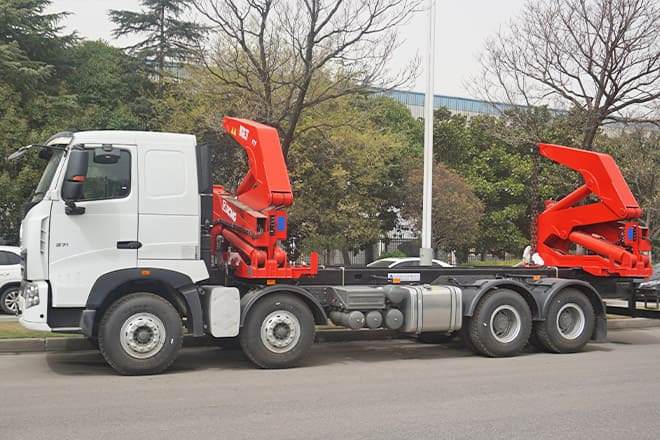 XCMG 37 Ton Side Loader Truck for Sale in Mexico - 集装箱运输车/ 可拆卸车身的卡车:图1 XCMG 37 Ton Side Loader Truck for Sale in Mexico - 集装箱运输车/ 可拆卸车身的卡车:图1
