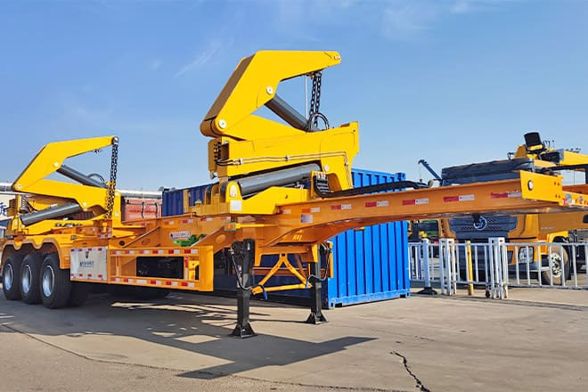 XCMG 40 Ton Sidelifter Container Trailer for Sale in Guyana - 集装箱运输车/ 可拆卸车身的半拖车:图1 XCMG 40 Ton Sidelifter Container Trailer for Sale in Guyana - 集装箱运输车/ 可拆卸车身的半拖车:图1