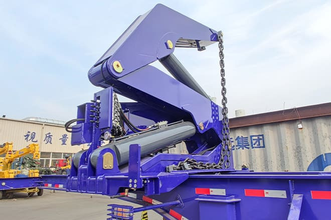 XCMG 40Ft Shipping Container Side Loader for Sale in Argentina - 集装箱运输车/ 可拆卸车身的半拖车:图2 XCMG 40Ft Shipping Container Side Loader for Sale in Argentina - 集装箱运输车/ 可拆卸车身的半拖车:图2