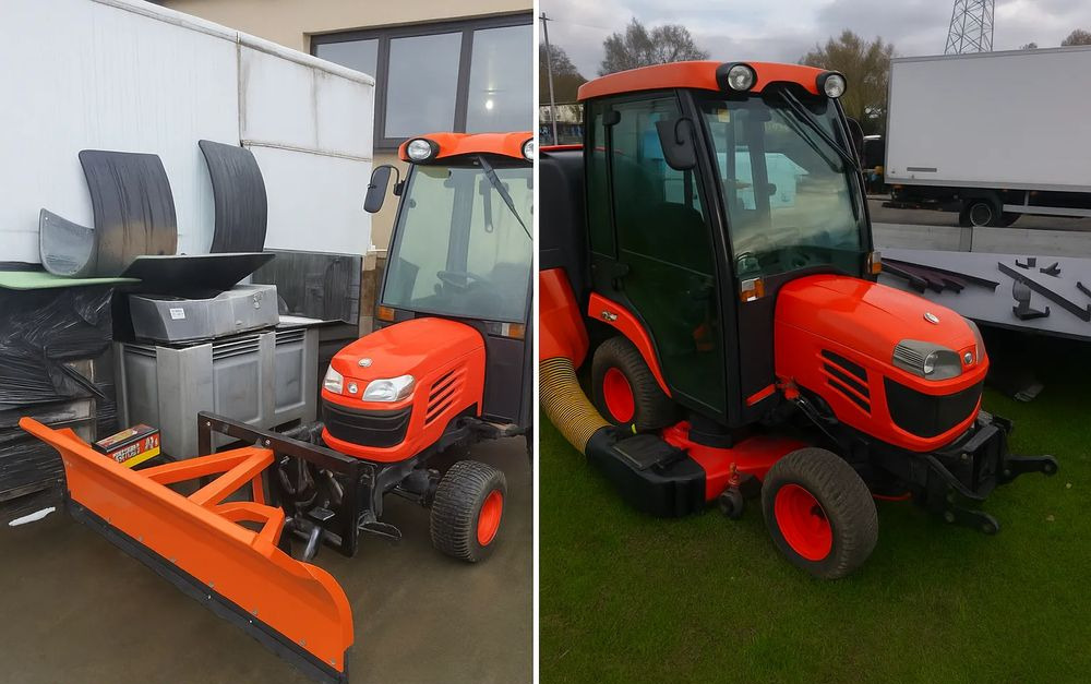 Kubota BX350 4x4 Traktorek komunalny kosiarka pług piaskarka pełen osprzęt - 市政牵引车:图3 Kubota BX350 4x4 Traktorek komunalny kosiarka pług piaskarka pełen osprzęt - 市政牵引车:图3