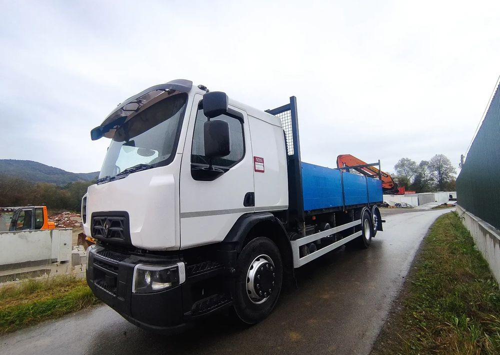 Renault Gama D 26.320 skrzynia hds palfinger PK15500 - 栏板式/ 平板卡车, 起重车:图1 Renault Gama D 26.320 skrzynia hds palfinger PK15500 - 栏板式/ 平板卡车, 起重车:图1