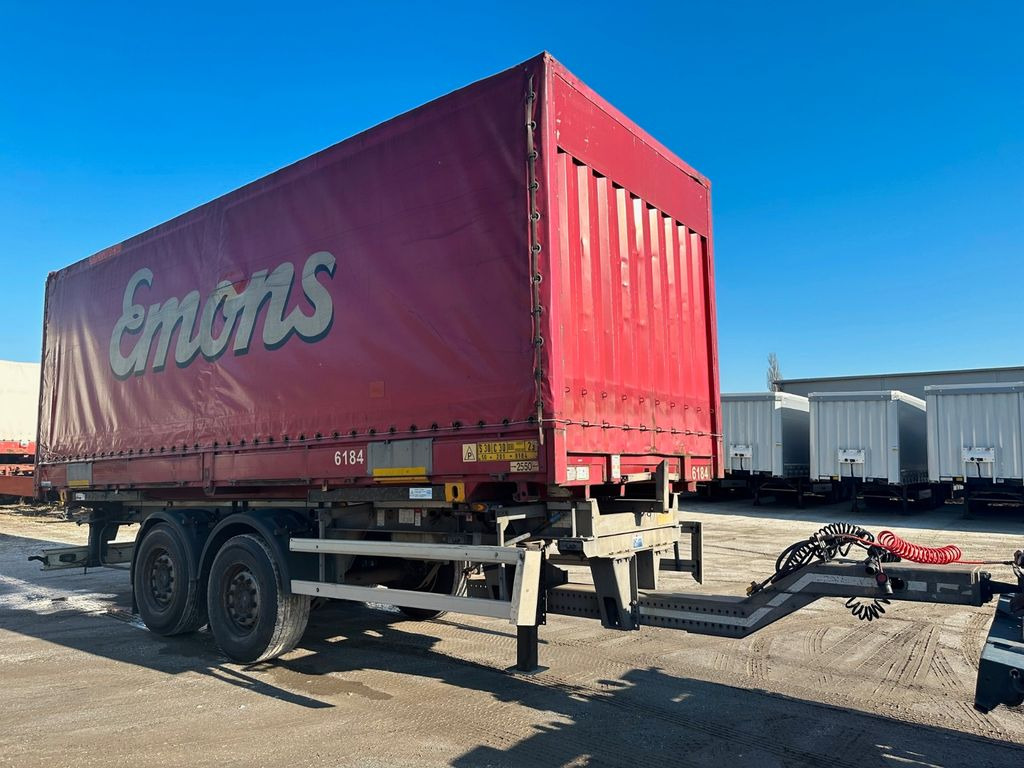 Krone 7,45 Edscha 2x vorhanden - 侧帘拖车:图2 Krone 7,45 Edscha 2x vorhanden - 侧帘拖车:图2