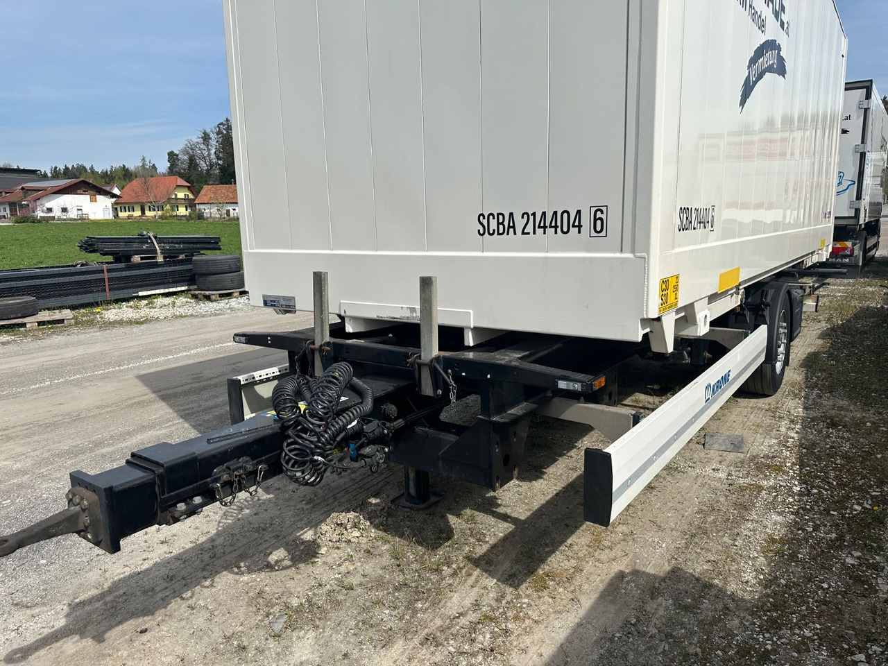 Krone ZE 1 Achs Maxi TÜV neu - 集装箱运输车/ 可拆卸车身的拖车:图1 Krone ZE 1 Achs Maxi TÜV neu - 集装箱运输车/ 可拆卸车身的拖车:图1