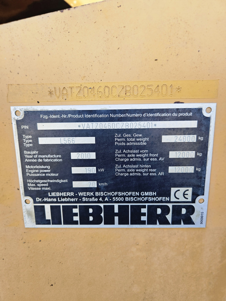 LIEBHERR L566 - 轮式装载机:图5 LIEBHERR L566 - 轮式装载机:图5