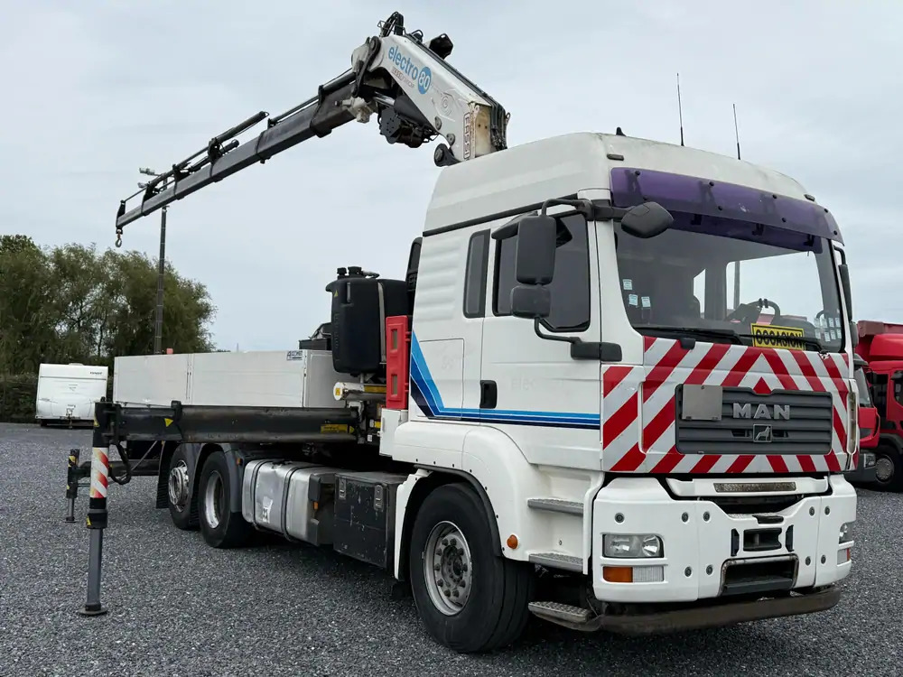 MAN TGA 26.400 *FASSI 31 TM*6EXTENSIONS*WINCH*REMOTE*BDF BOX - 栏板式/ 平板卡车, 起重车:图2 MAN TGA 26.400 *FASSI 31 TM*6EXTENSIONS*WINCH*REMOTE*BDF BOX - 栏板式/ 平板卡车, 起重车:图2