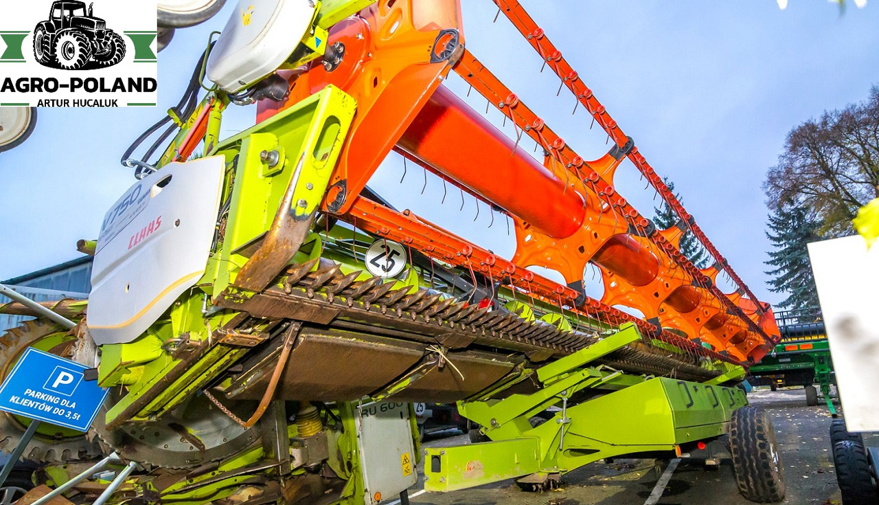 CLAAS VARIO 750 (NOWY MODEL)- 2013 ROK + WÓZEK + KOSY BOCZNE - 谷物收割装置:图3 CLAAS VARIO 750 (NOWY MODEL)- 2013 ROK + WÓZEK + KOSY BOCZNE - 谷物收割装置:图3