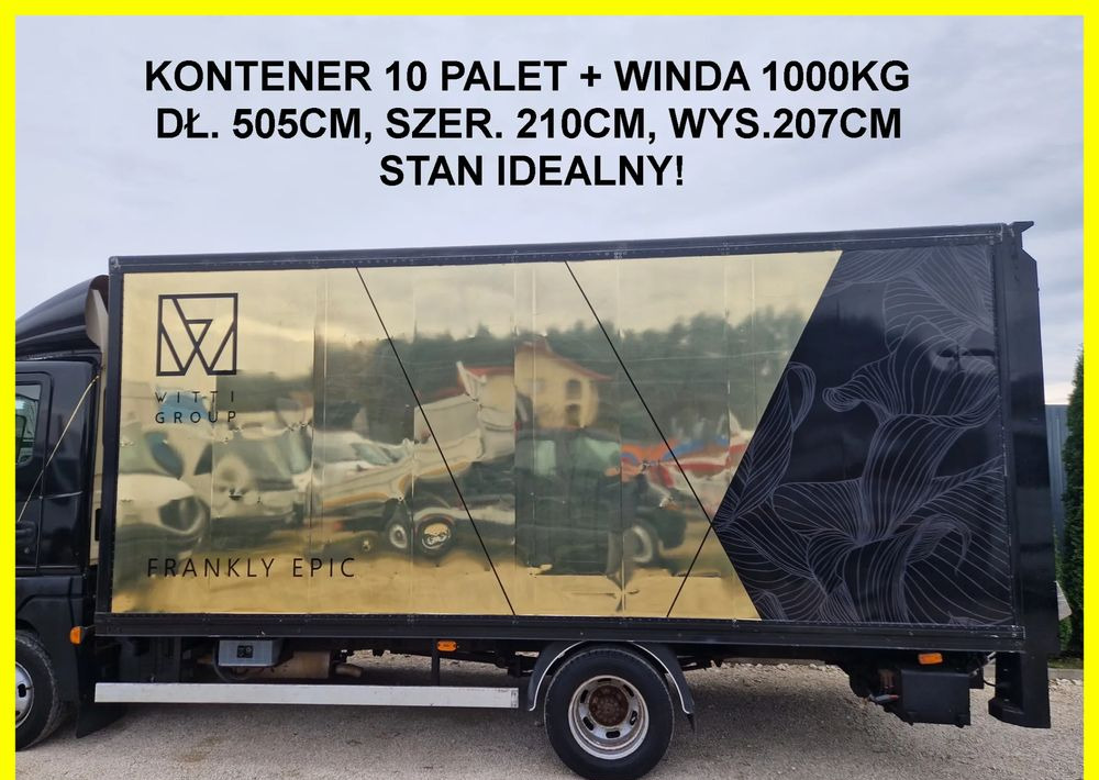 Kontener 10 palet winda 1000kg , Iveco Atleon Atego mascott ,stan idealny! - 可拆卸车身 - 厢式:图1 Kontener 10 palet winda 1000kg , Iveco Atleon Atego mascott ,stan idealny! - 可拆卸车身 - 厢式:图1