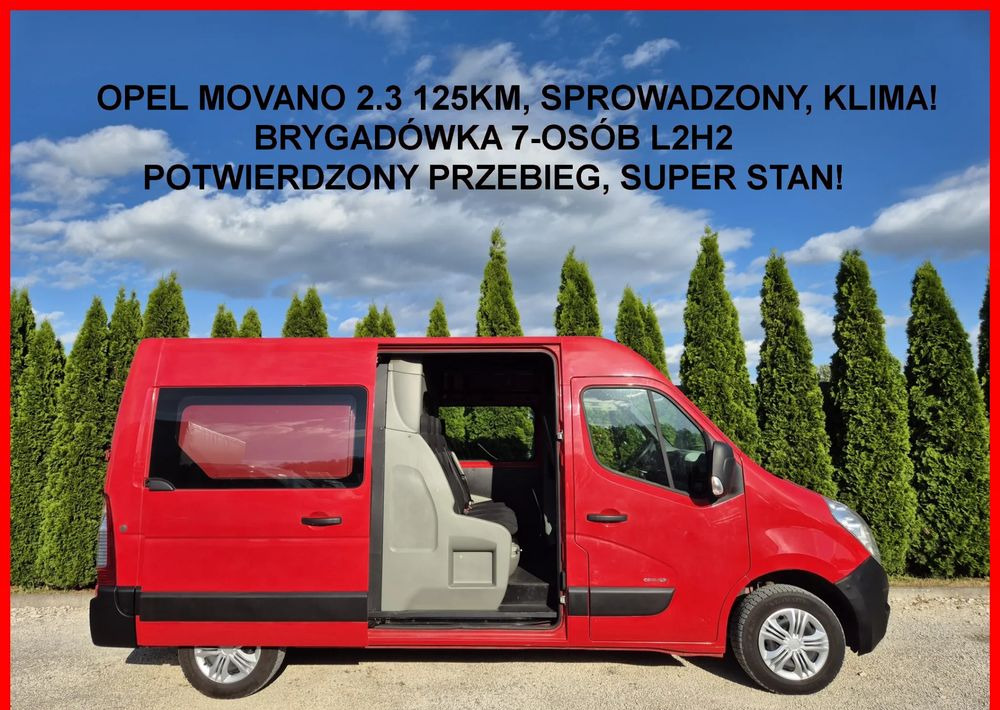 Opel Movano 2.3 125KM L2H2 Dubel Kabina - 康比货车:图2 Opel Movano 2.3 125KM L2H2 Dubel Kabina - 康比货车:图2