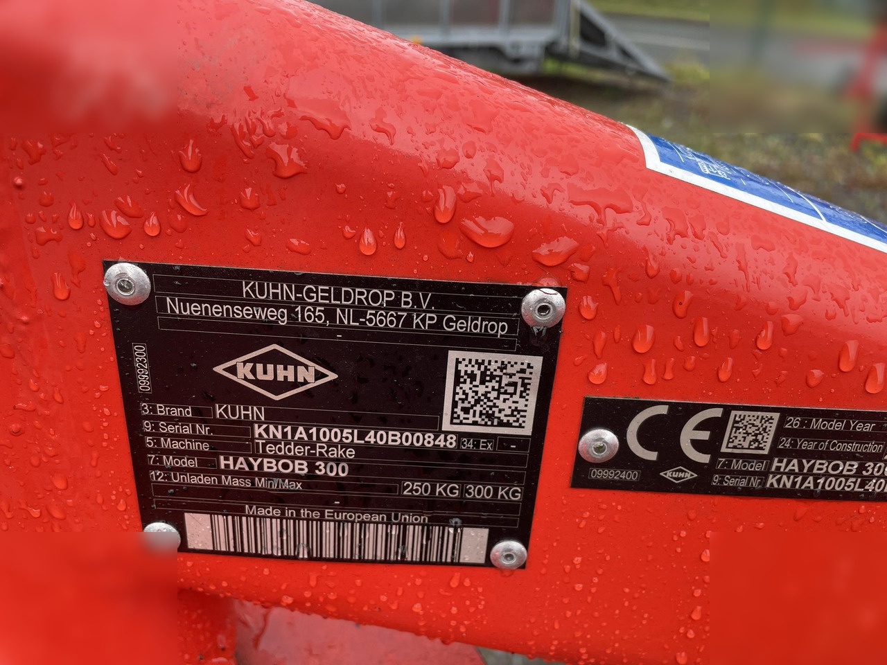 2023 KUHN HAYBOB 300 - 翻草机/ 搂草机:图3 2023 KUHN HAYBOB 300 - 翻草机/ 搂草机:图3