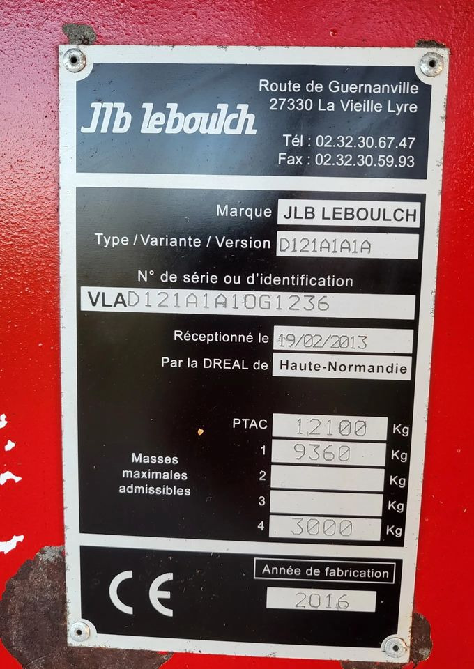 Leboulch HVS 51S12 - 撒肥机:图5 Leboulch HVS 51S12 - 撒肥机:图5