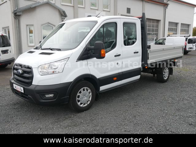 Ford Transit FT 350 L3 VA Pritsche DoKa Klima AHK - 平板货车:图1 Ford Transit FT 350 L3 VA Pritsche DoKa Klima AHK - 平板货车:图1
