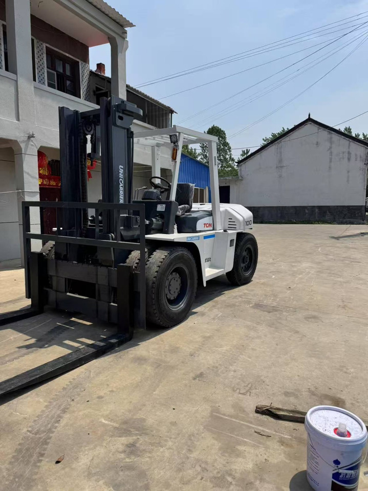 TCM fd100 used 2024 japan brand diesel forklift 10 ton class forklift - 柴油叉车:图1 TCM fd100 used 2024 japan brand diesel forklift 10 ton class forklift - 柴油叉车:图1