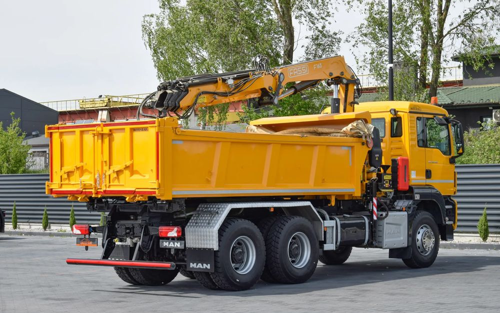 MAN TGS 26.400 / 6x4 / EURO 6 / UDT / HDS FASSI 165 / WYSUW x3 / ROTATOR / CHWYTAK / STEROWANIE RADIOWE / WZMOCNIONA RAMA / WYWROTKA / HYDROBURTA / AUTOMAT / 2017 / NOWE OPONY - 100% / NISKI PRZEBIEG - 翻斗车:图5 MAN TGS 26.400 / 6x4 / EURO 6 / UDT / HDS FASSI 165 / WYSUW x3 / ROTATOR / CHWYTAK / STEROWANIE RADIOWE / WZMOCNIONA RAMA / WYWROTKA / HYDROBURTA / AUTOMAT / 2017 / NOWE OPONY - 100% / NISKI PRZEBIEG - 翻斗车:图5