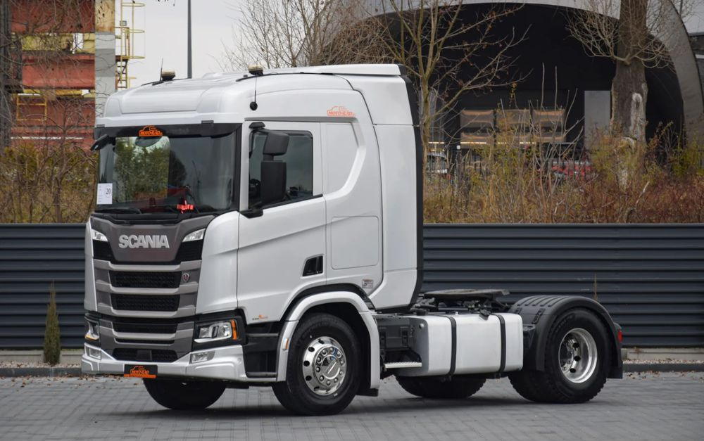 Scania R450 / HYDRAULIKA / RETARDER / ACC / KLIMA / FULL LEDY / ALUFELGI / SERWISOWANA / SPROWADZONA - 牵引车:图1 Scania R450 / HYDRAULIKA / RETARDER / ACC / KLIMA / FULL LEDY / ALUFELGI / SERWISOWANA / SPROWADZONA - 牵引车:图1