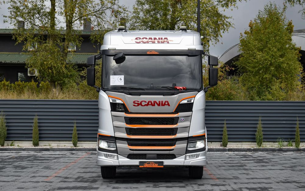 Scania R450 / HYDRAULIKA / RETARDER / ACC / KLIMA / FULL LEDY / ALUFELGI / SERWISOWANA / SPROWADZONA - 牵引车:图2 Scania R450 / HYDRAULIKA / RETARDER / ACC / KLIMA / FULL LEDY / ALUFELGI / SERWISOWANA / SPROWADZONA - 牵引车:图2