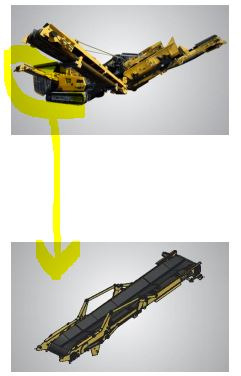 Seitenband für eine R3h Prallbrechanlage - 带式输送机:图5 Seitenband für eine R3h Prallbrechanlage - 带式输送机:图5