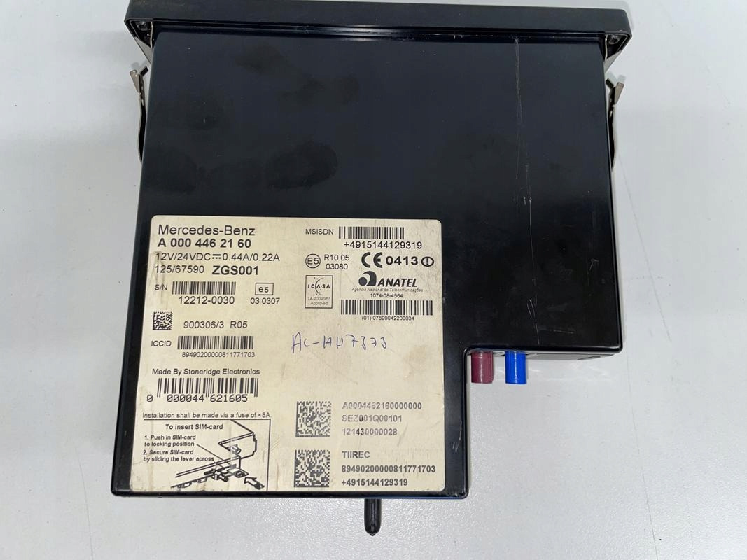 MERCEDES ACTROS FLEETBOARD TiiREC FLEET BOARD - 导航系统 适用于 卡车:图4 MERCEDES ACTROS FLEETBOARD TiiREC FLEET BOARD - 导航系统 适用于 卡车:图4