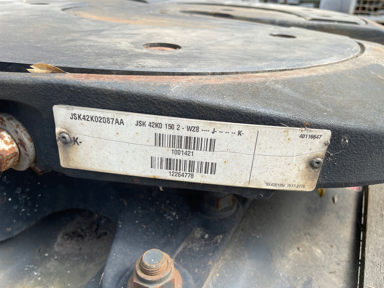 SIODŁO JOST MERCEDES ACTROS MP4 MP 4 A9603170021 - 车身和外部 适用于 卡车:图3 SIODŁO JOST MERCEDES ACTROS MP4 MP 4 A9603170021 - 车身和外部 适用于 卡车:图3