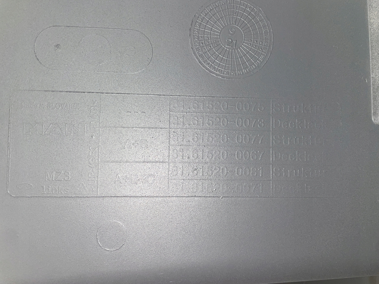 STOPNICA DOLNY STOPIEŃ MAN TGX TGX3 TG-3 81615200075 - 脚踏板 适用于 卡车:图5 STOPNICA DOLNY STOPIEŃ MAN TGX TGX3 TG-3 81615200075 - 脚踏板 适用于 卡车:图5