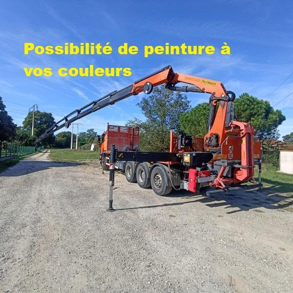 Scania P 410 - 栏板式/ 平板卡车, 起重车:图1 Scania P 410 - 栏板式/ 平板卡车, 起重车:图1