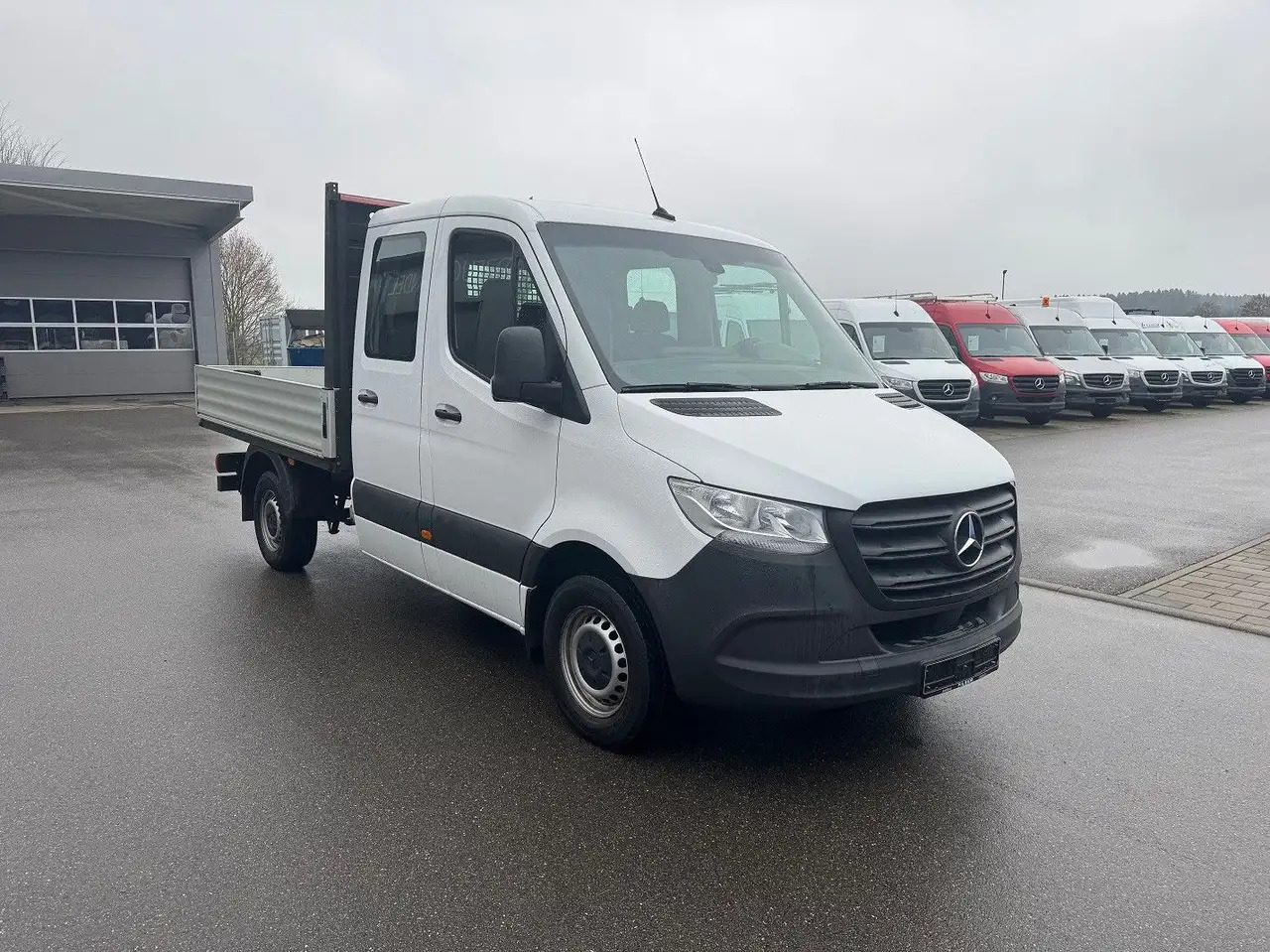 Mercedes-Benz Sprinter 314 CDI Lang DoKa Pritsche Klima AHK - 平板货车, 康比货车:图2 Mercedes-Benz Sprinter 314 CDI Lang DoKa Pritsche Klima AHK - 平板货车, 康比货车:图2