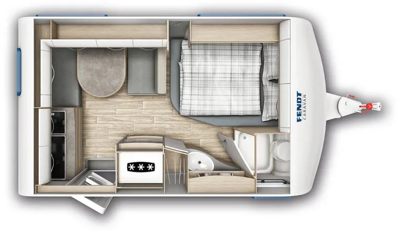 Fendt Bianco Activ 390 FHS Dusche, 1.700 KG-Fahrwerk - 旅行拖车:图2 Fendt Bianco Activ 390 FHS Dusche, 1.700 KG-Fahrwerk - 旅行拖车:图2