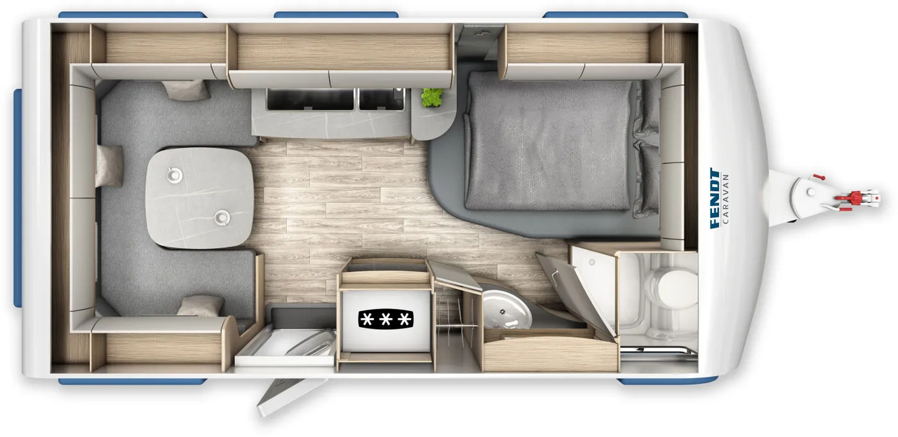 Fendt Bianco Activ 445 SFB Shower-Paket, GFK - 旅行拖车:图2 Fendt Bianco Activ 445 SFB Shower-Paket, GFK - 旅行拖车:图2