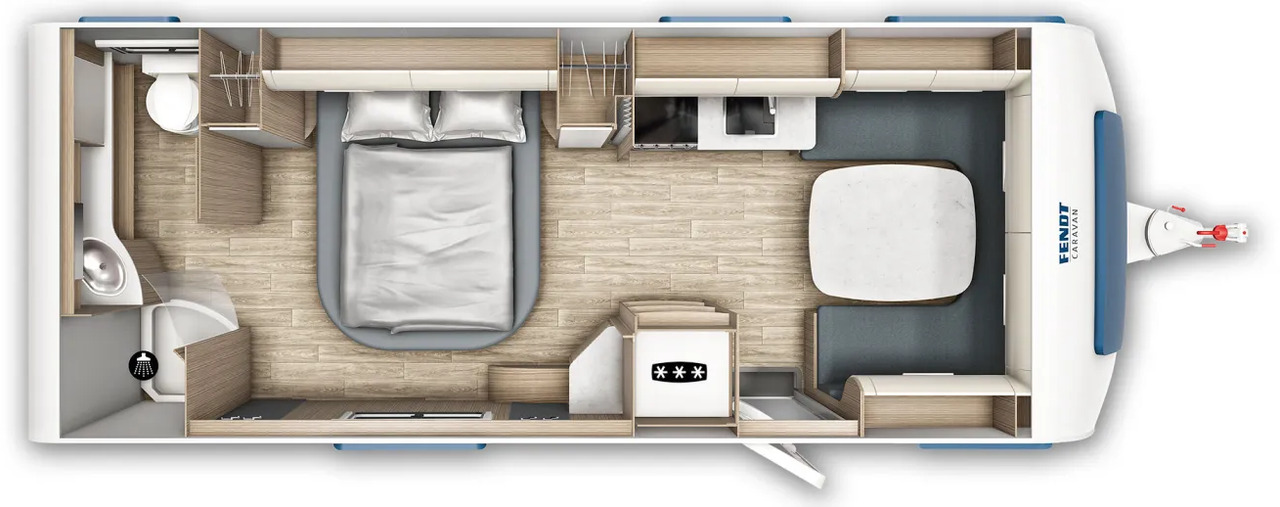 Fendt Tendenza 650 SFD Safety-, Batteri. Fußbodentem - 旅行拖车:图2 Fendt Tendenza 650 SFD Safety-, Batteri. Fußbodentem - 旅行拖车:图2