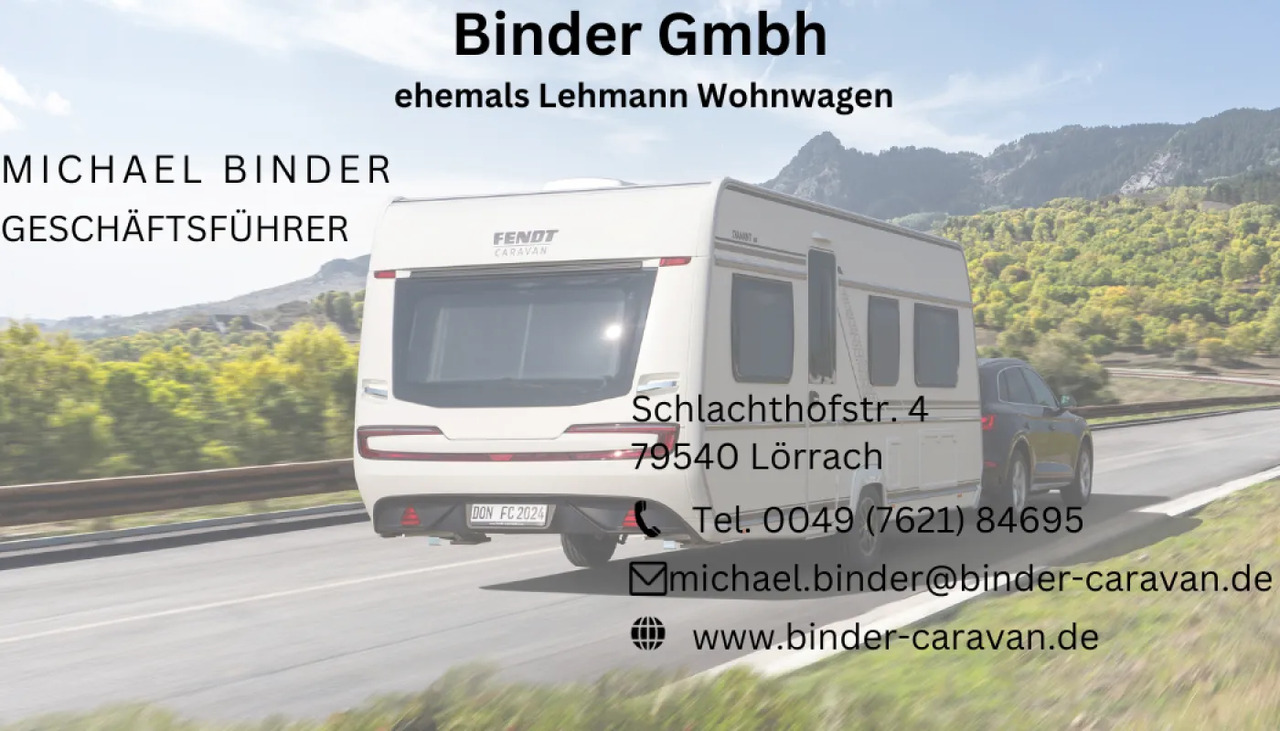 Wohnwagen Fendt Bianco Activ 550 KMG Modell 2026 - 旅行拖车:图1 Wohnwagen Fendt Bianco Activ 550 KMG Modell 2026 - 旅行拖车:图1