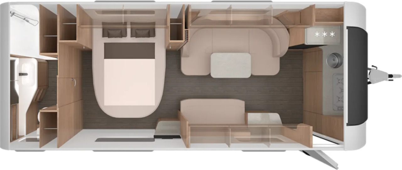 Wohnwagen Knaus Südwind 650 PXB 60 YEARS - 旅行拖车:图2 Wohnwagen Knaus Südwind 650 PXB 60 YEARS - 旅行拖车:图2