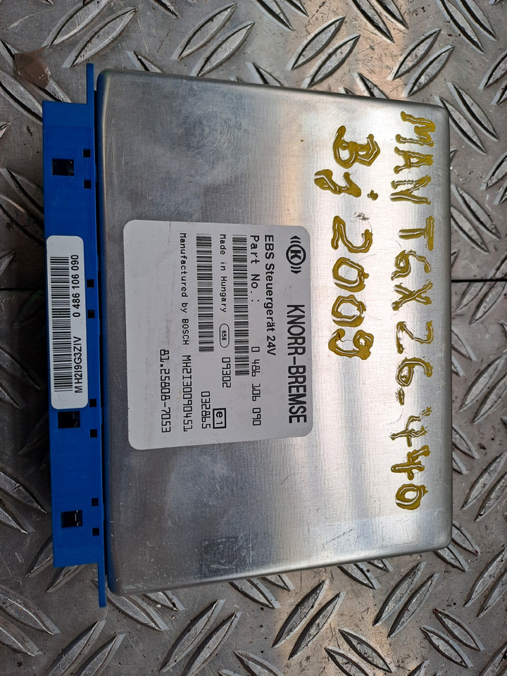 Gebrauchtes MAN TGX 26.440 EBS Steuergerät Brems - / Fahrdynamik, Artikel - Nr. : 81.25808 - 7053 - ECU 适用于 卡车:图4 Gebrauchtes MAN TGX 26.440 EBS Steuergerät Brems - / Fahrdynamik, Artikel - Nr. : 81.25808 - 7053 - ECU 适用于 卡车:图4