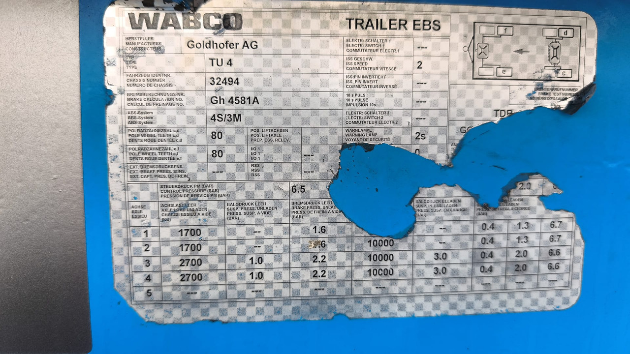 GOLDHOFER, 2010 god. - 低装载拖车:图5 GOLDHOFER, 2010 god. - 低装载拖车:图5