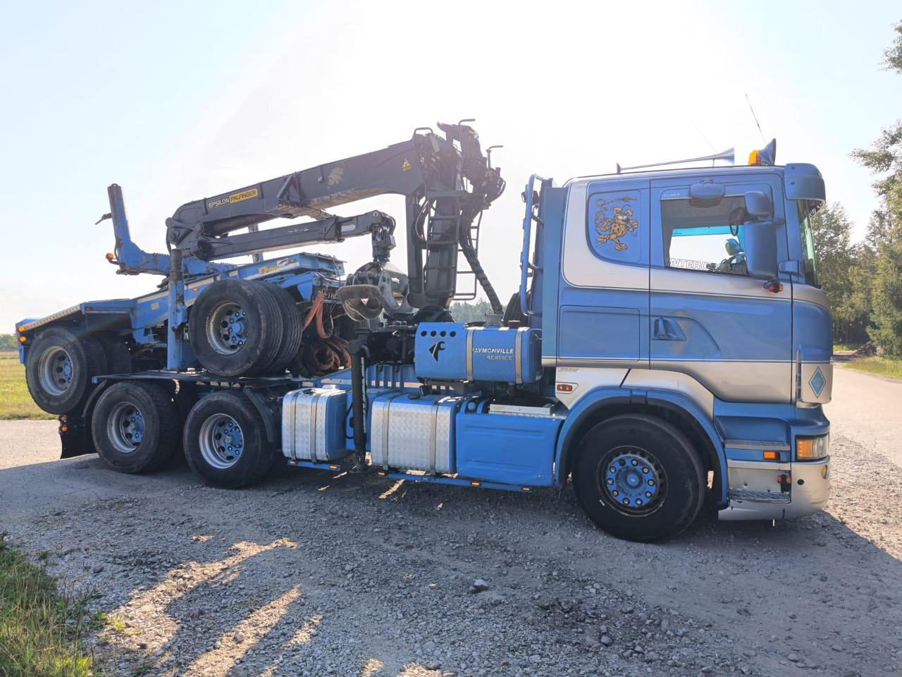 SCANIA R620 V8 - 木材运输车, 起重车:图5 SCANIA R620 V8 - 木材运输车, 起重车:图5