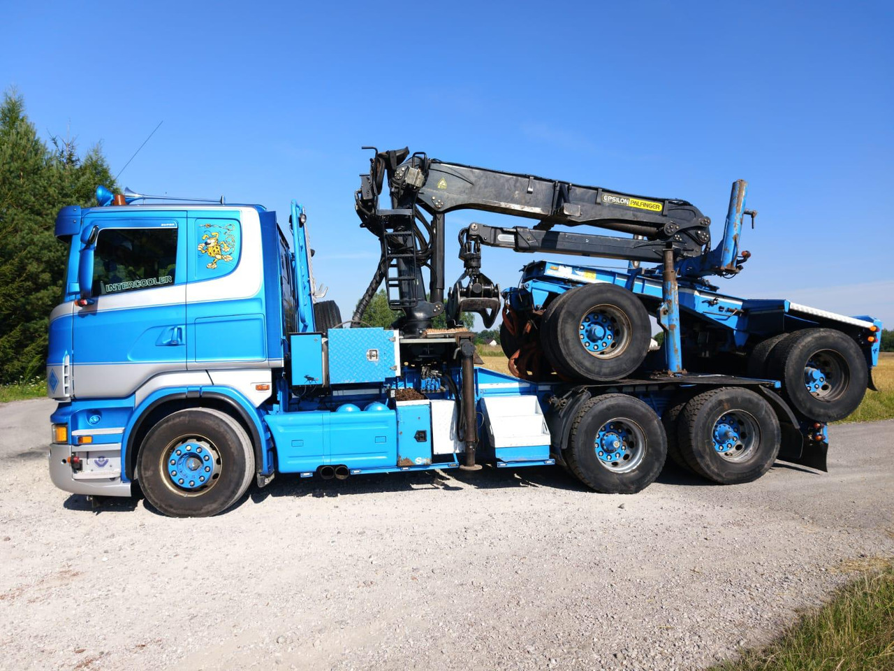 SCANIA R620 V8 - 木材运输车, 起重车:图4 SCANIA R620 V8 - 木材运输车, 起重车:图4