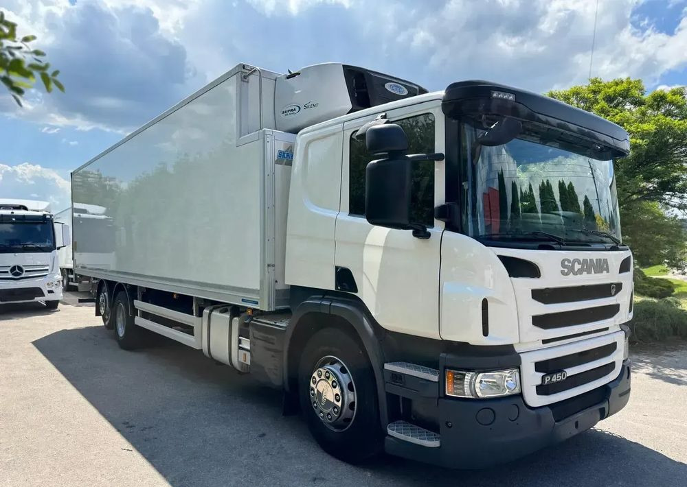 Scania Scania P 450 / CHŁODNIA + WINDA / 23 PALETY / EURO6 / OŚ SKRĘTNA / CARRIER/ ASO - 冷藏车:图1 Scania Scania P 450 / CHŁODNIA + WINDA / 23 PALETY / EURO6 / OŚ SKRĘTNA / CARRIER/ ASO - 冷藏车:图1